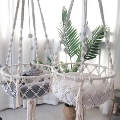 Hamac pour chat | Macramé - Mon Adorable Félin