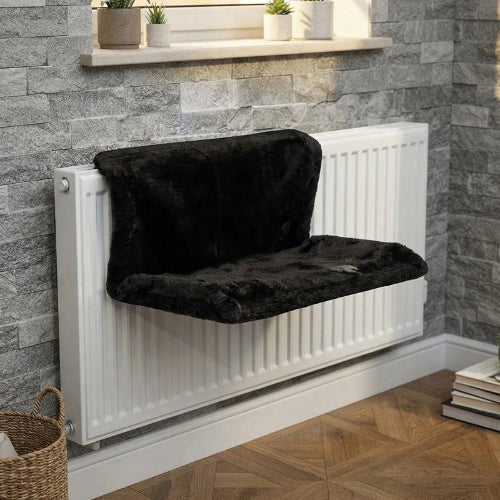 hamac pour chat radiateur amovible noir salon