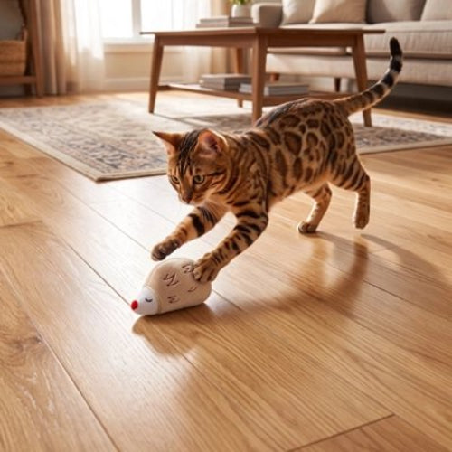 jeu pour chat peluche interactive herisson chat jouant
