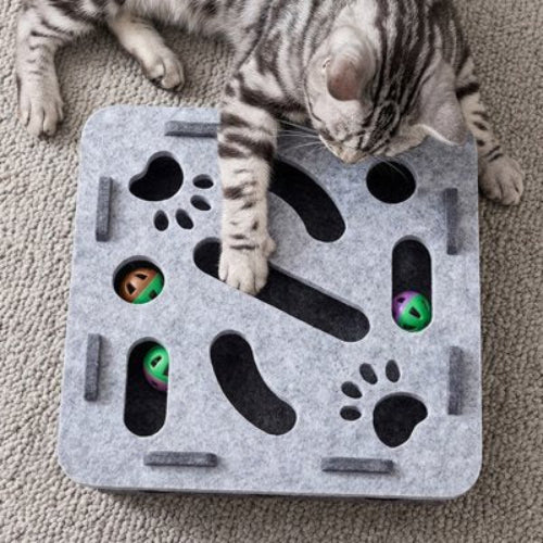 jeu pour chat plateau interactif chat allonge