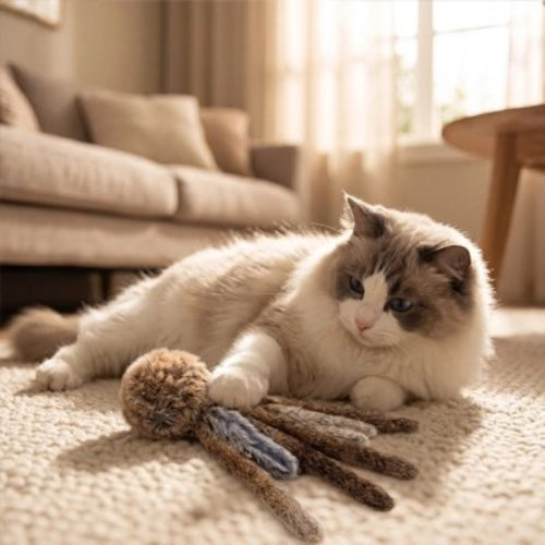 jeu pour chat poulpe chat allonge salon