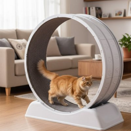 jeu pour chat roue chat courant salon