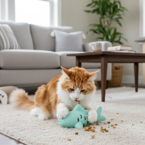 jeux pour chat poisson vert chat jouant salon
