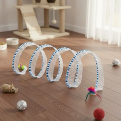 jeux pour chat spirale transparente