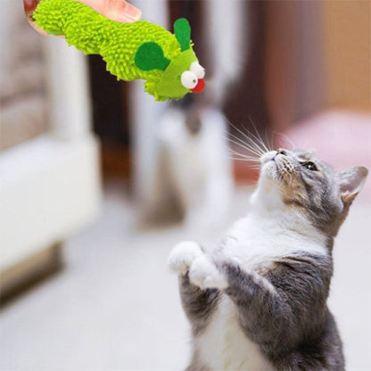 jouet chat chenille chat debout