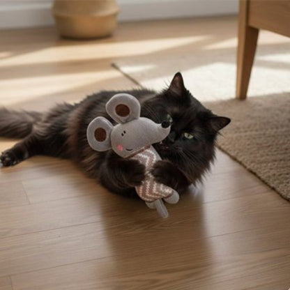 jouet chat design amusant souris chat allonge