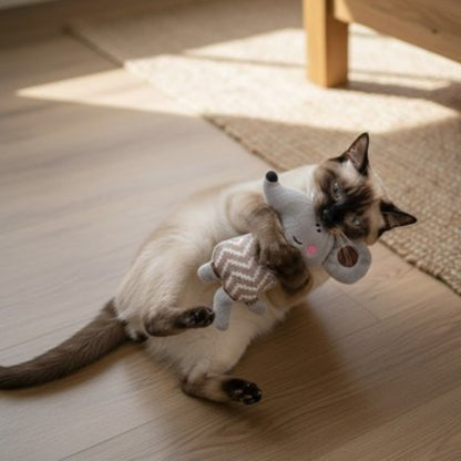 jouet chat design amusant souris chat mordant