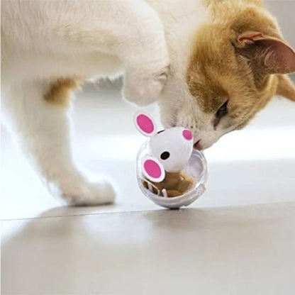 jouet chat distributeur ludique souris chat jouant