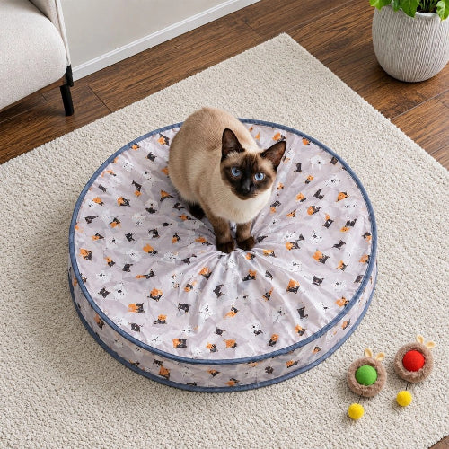 jouet chat interactif circulaire chat assis