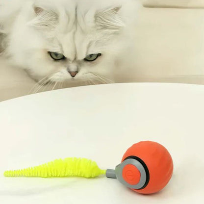 jouet chat interactif rouge boule electrique intelligente chat
