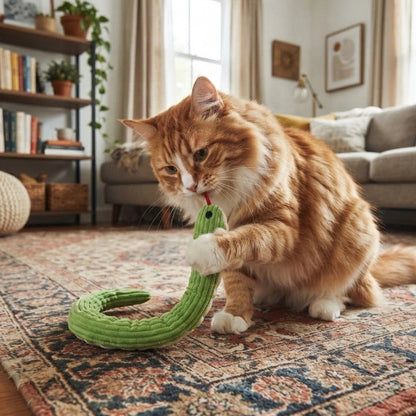 jouet chat interactif serpent chat attrapant salon