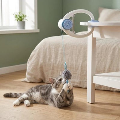 jouet chat interactif suspendu chat allonge chambre