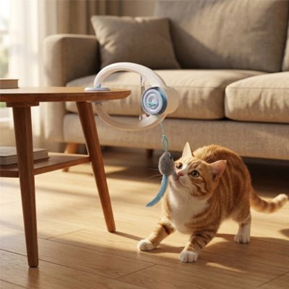 jouet chat interactif suspendu chat debout salon
