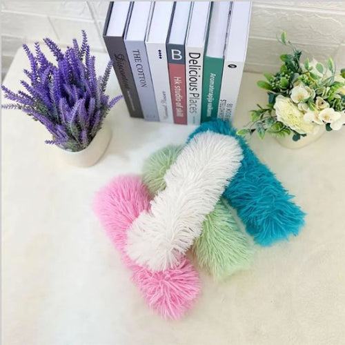jouet pour chat coussin allonge blanc rose vert bleu