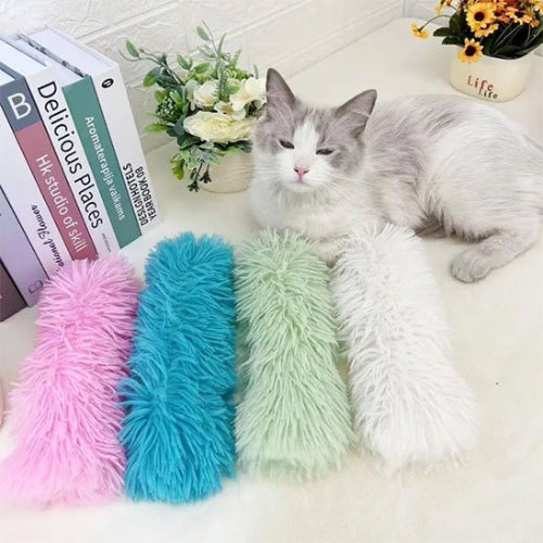 jouet pour chat coussin allonge multicolore chat apaise
