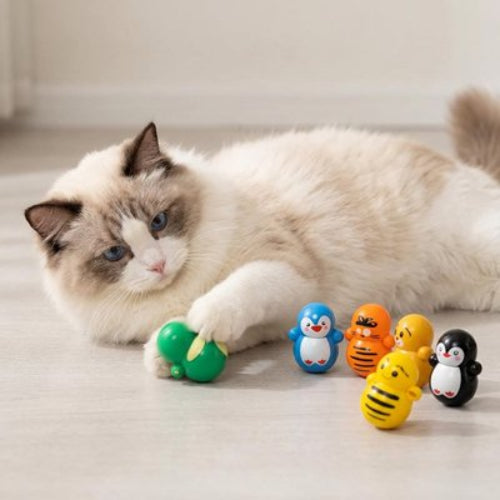 jouet pour chat figurines animaux chat allonge