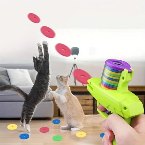jouet pour chat lanceur automatique chats sautant