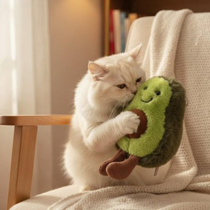 jouet pour chat peluche design avocat chat attrapant
