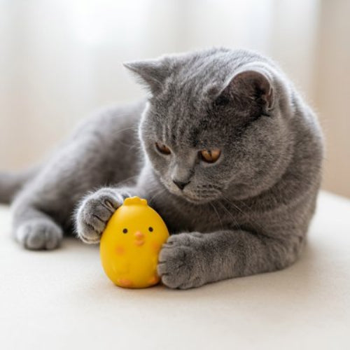 jouet pour chat poussin chat attrapant