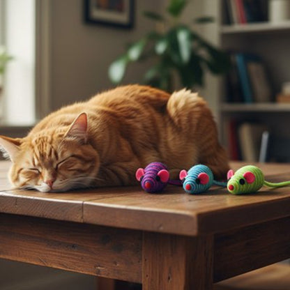jouet pour chat souris douce chat dormant
