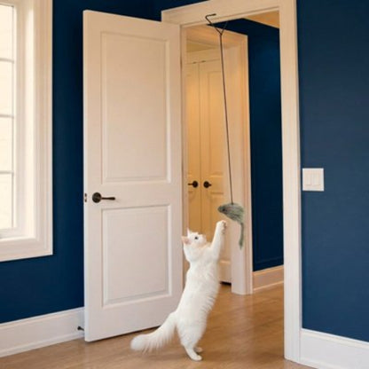 jouet pour chat souris suspendue chat sautant