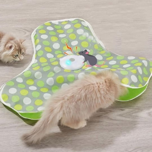 jouet pour chat style floral avec chats
