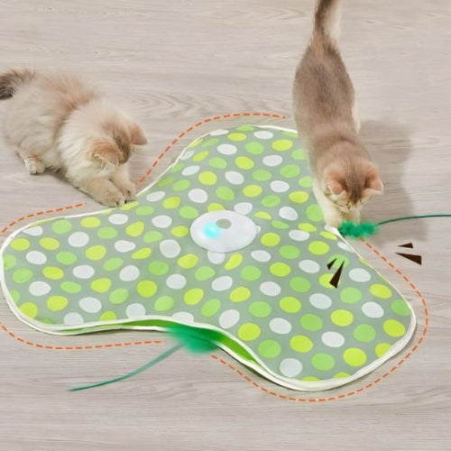 jouet pour chat style floral chats jouant