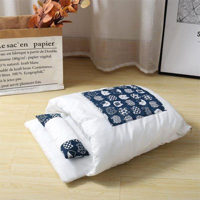 lit pour chat design futon japonais salon