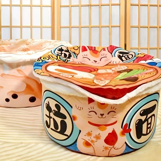 maison pour chat bol de nouilles