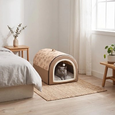 maison pour chat design arque chat allonge chambre