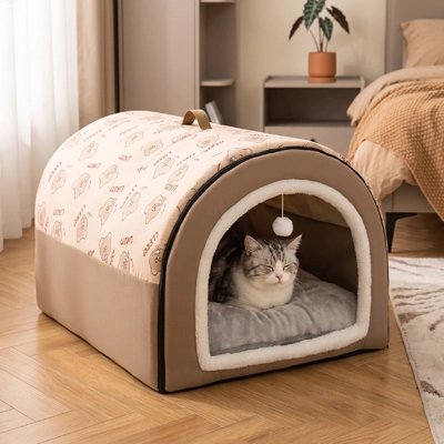 maison pour chat design arque chat apaise chambre