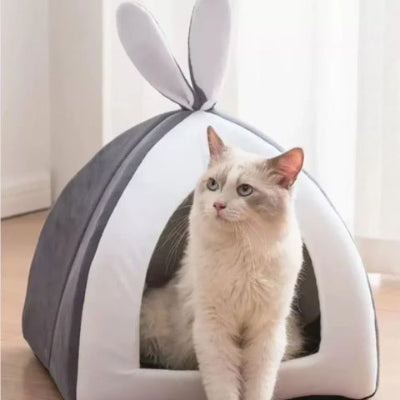 niche-a-chat-oreilles-lapin-confortable