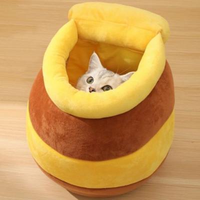 niche-à-chat-pot-de-miel-apaisant