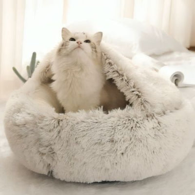 niche-a-chat-pouf-gris