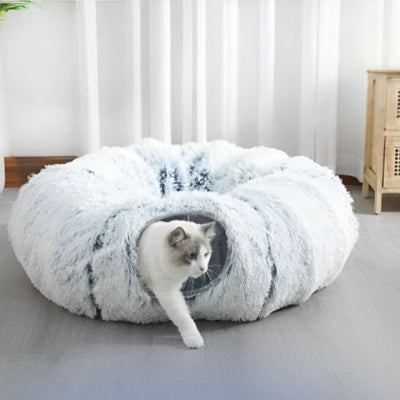 niche-a-chat-tunnel-gris