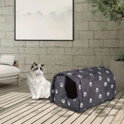 niche chat extérieur imperméable