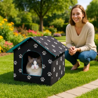 niche exterieur chat abri pliable