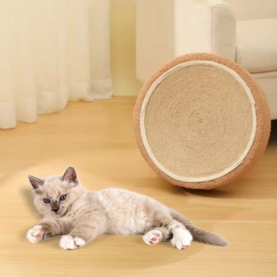 panier original pour chat en sisal marron salon