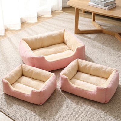 panier pour chat bicolore plusieurs tailles salon