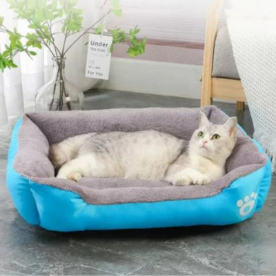 panier-pour-chat-colore-bleu