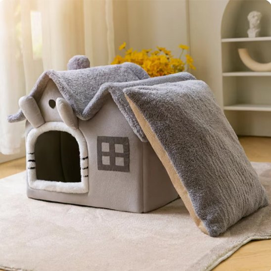 panier pour chat maison lapin coussin