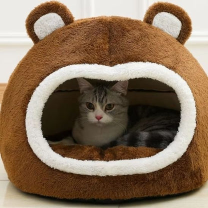 Panier pour chat ourson salon chat allonge