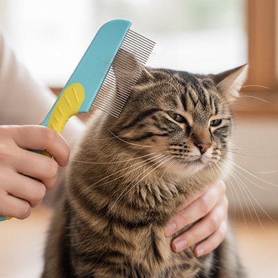 peigne pour chat anti poux
