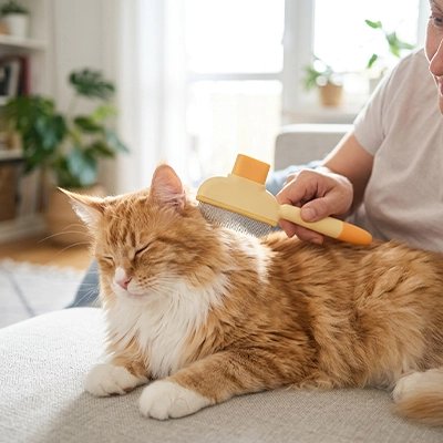 peigne pour chat compact chat canape salon