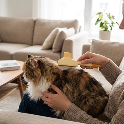 peigne pour chat compact chat salon canape