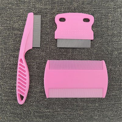 peigne pour chat kit complet rose 