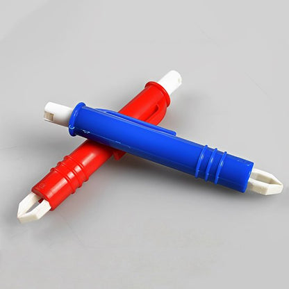 pince à tique bleu rouge