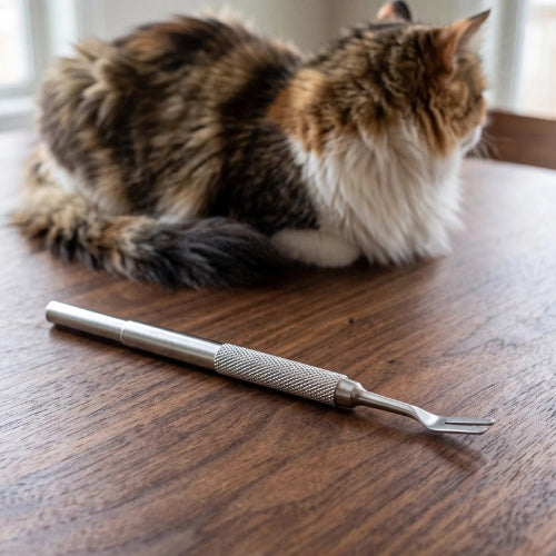 pince à tique efficace chat allonge