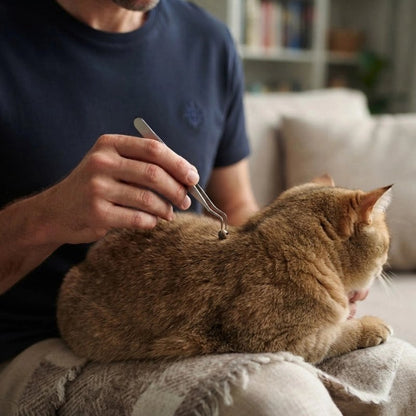 pince à tique kit acier inoxydable chat allonge maitre