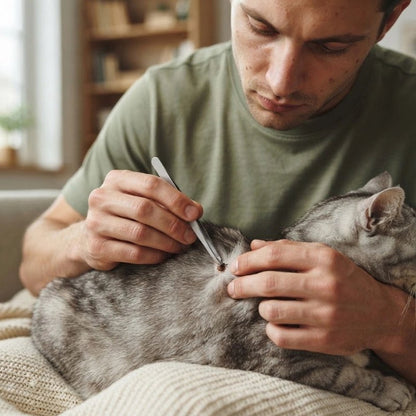 pince à tique kit acier inoxydable maitre chat allonge